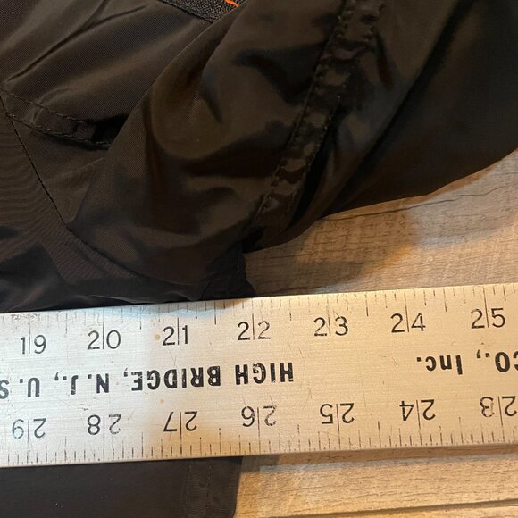 Flight Jacket N-2B Style Bomber Padded Insulated Coat Black L - Picture 2 of 7